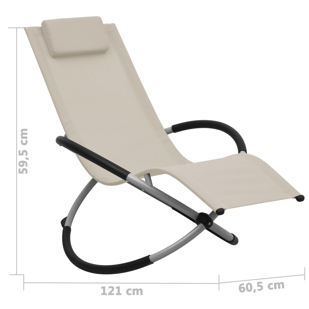 Long chair for children's steel children