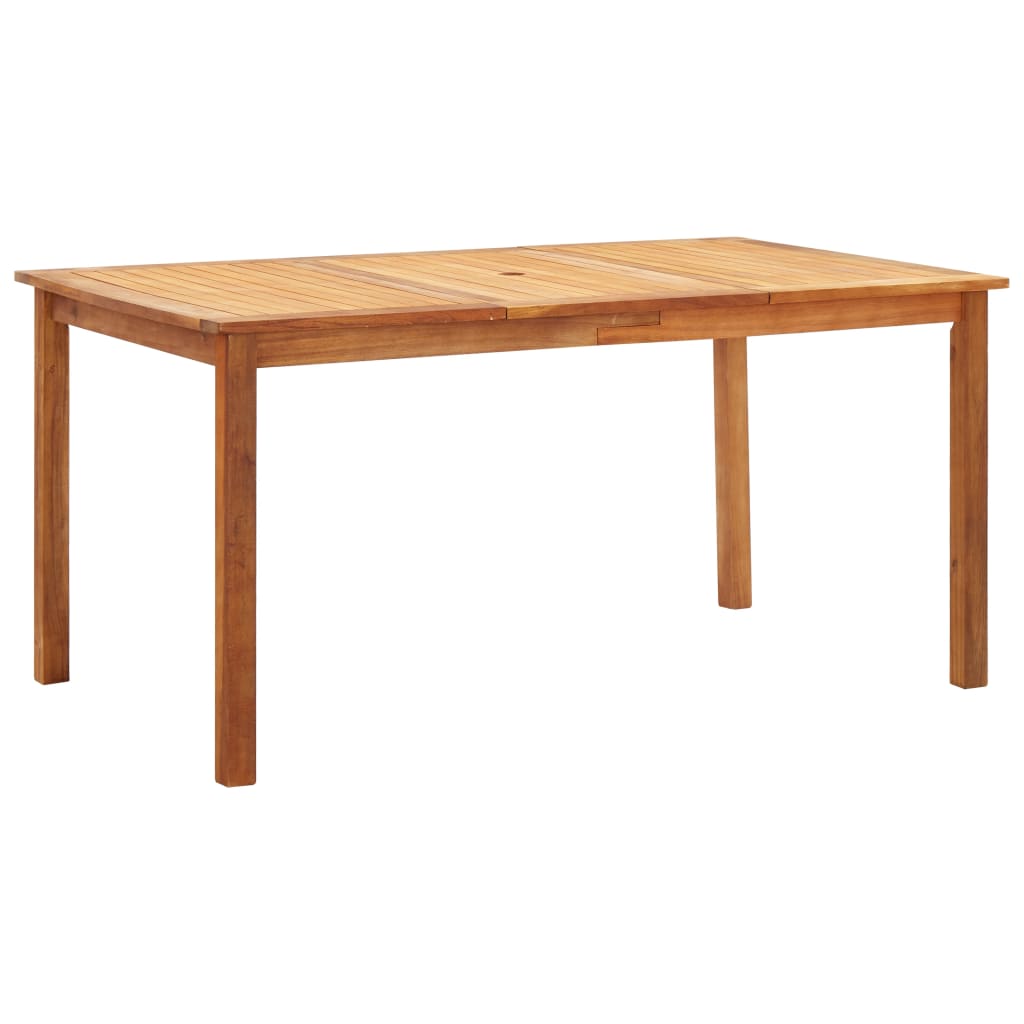 Mobilier à dîner 7 pcs résine tressée et bois d'acacia gris