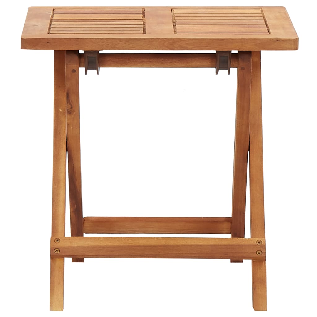 40x40x40 cm solid acacia wooden garden table