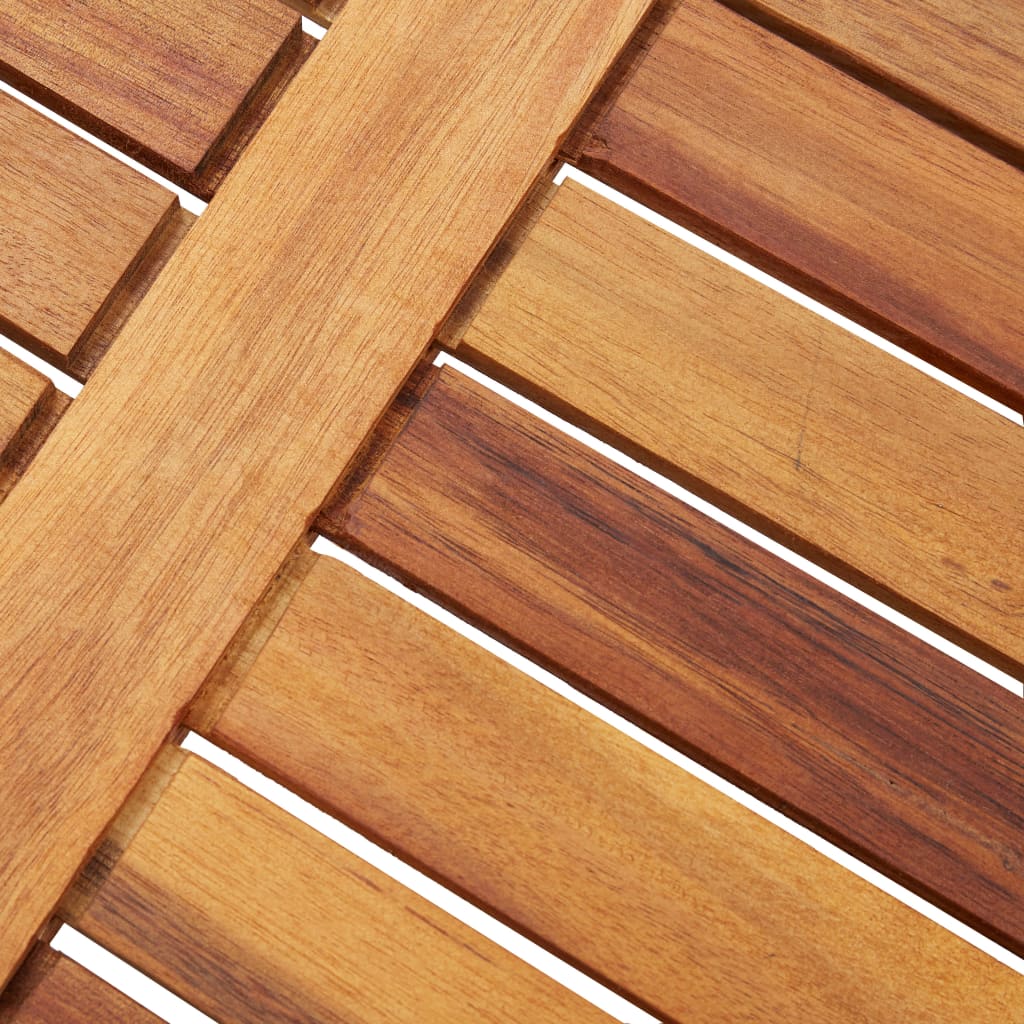 40x40x40 cm solid acacia wooden garden table