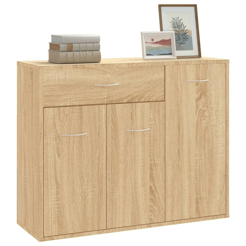 Credenza Rovere Sonoma 88x30x70 cm Truciolare