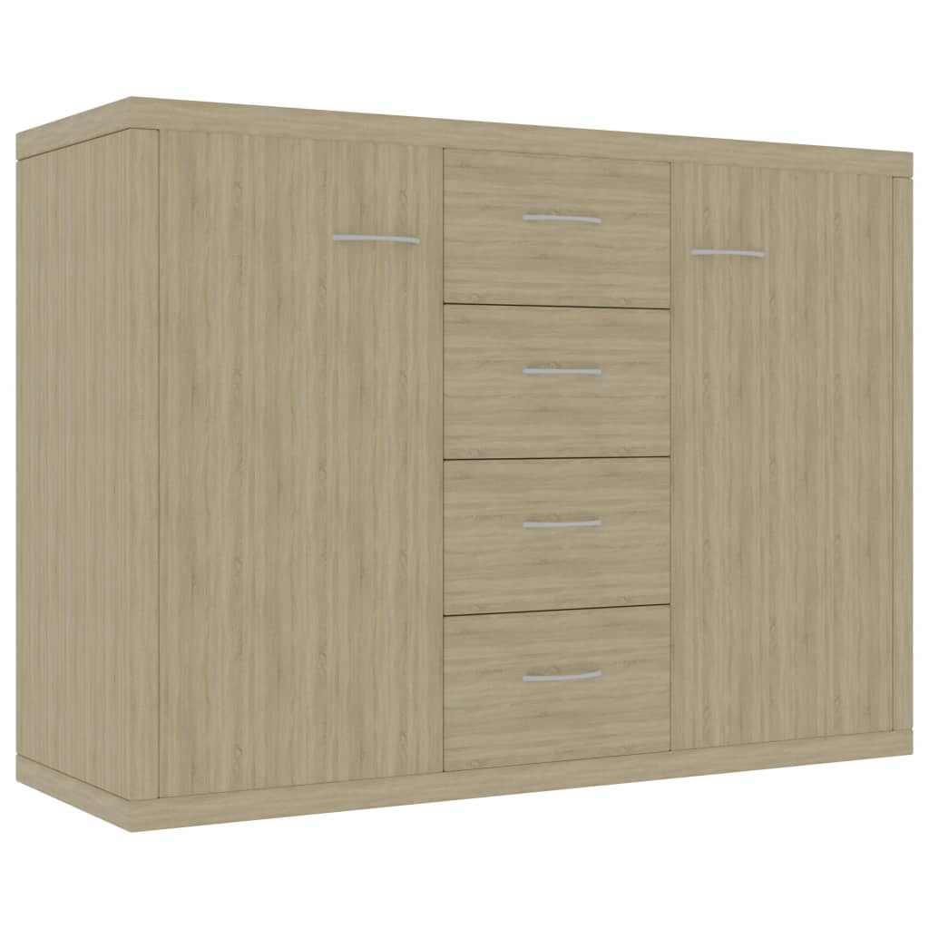 Credenza Rovere Sonoma 88x30x65 cm Truciolare