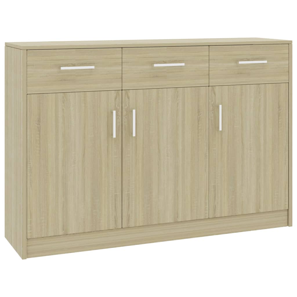 Sonoma oak buffet 110x30x75 cm agglomerated