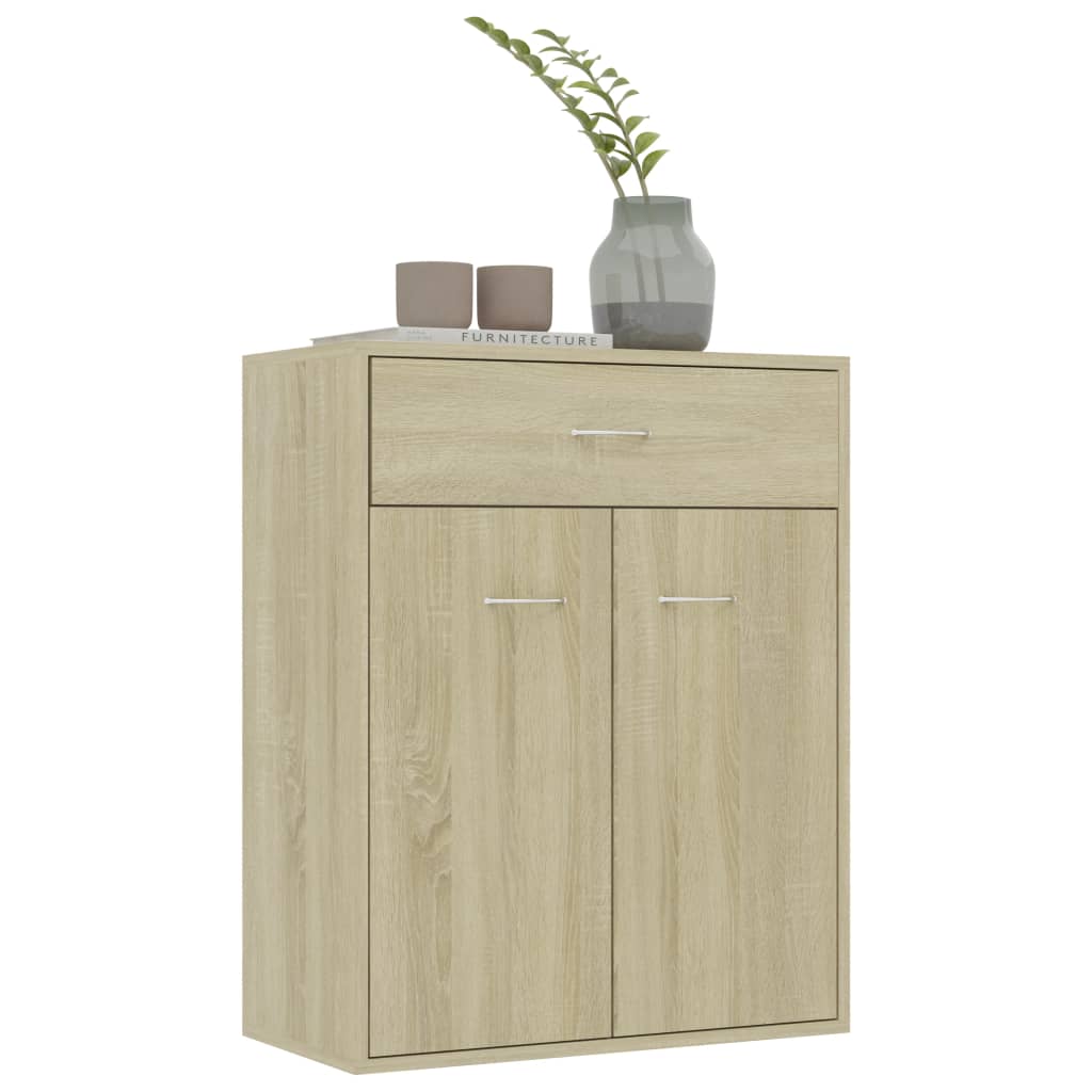 Credenza Rovere Sonoma 60x30x75 cm Truciolare