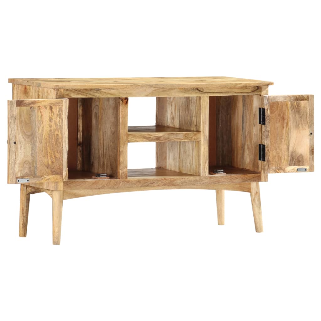 Buffet 100x35x60 cm Bois de manguier massif