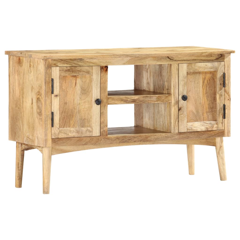 Buffet 100x35x60 cm Bois de manguier massif