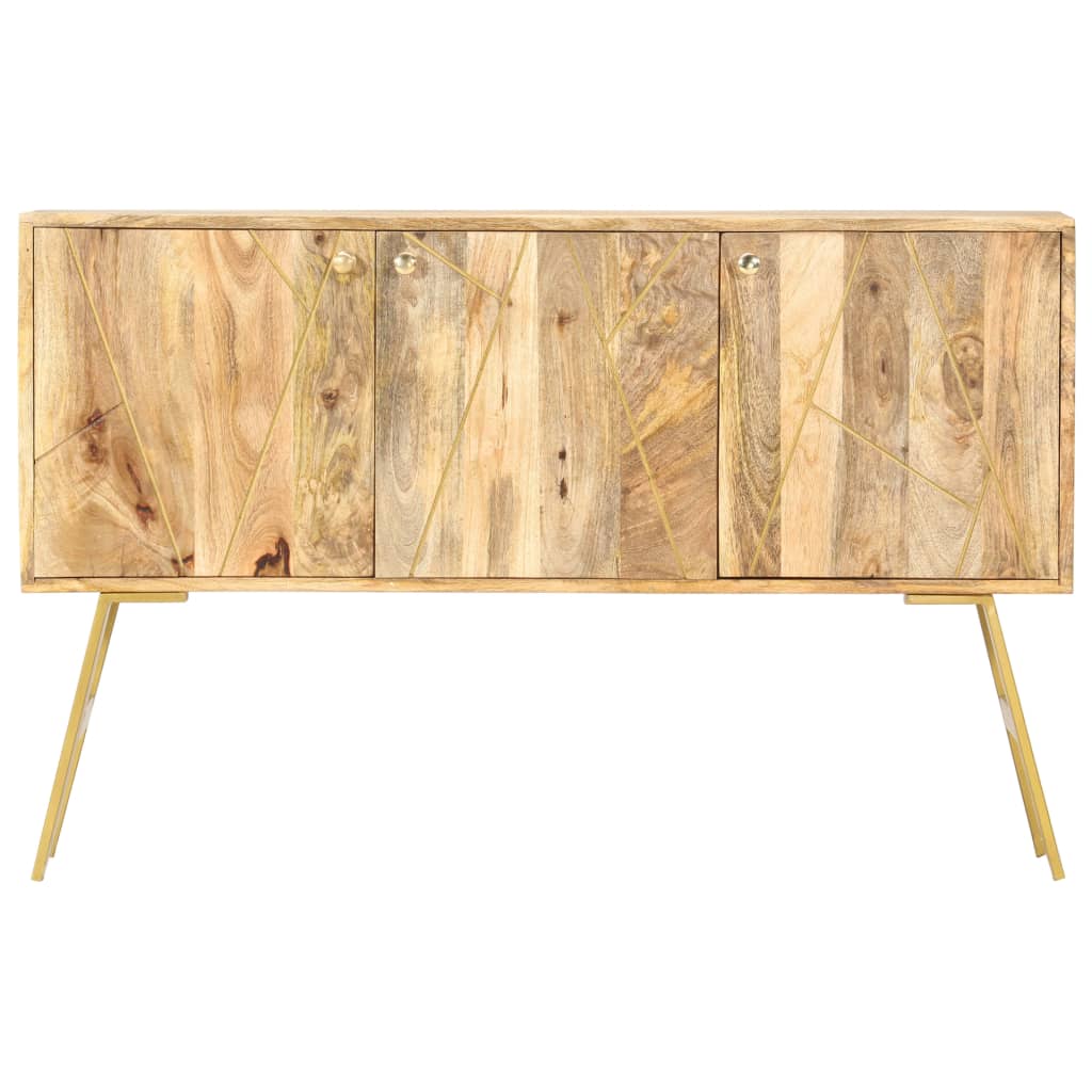 Buffet 118x30x75 cm massives Mangoholz