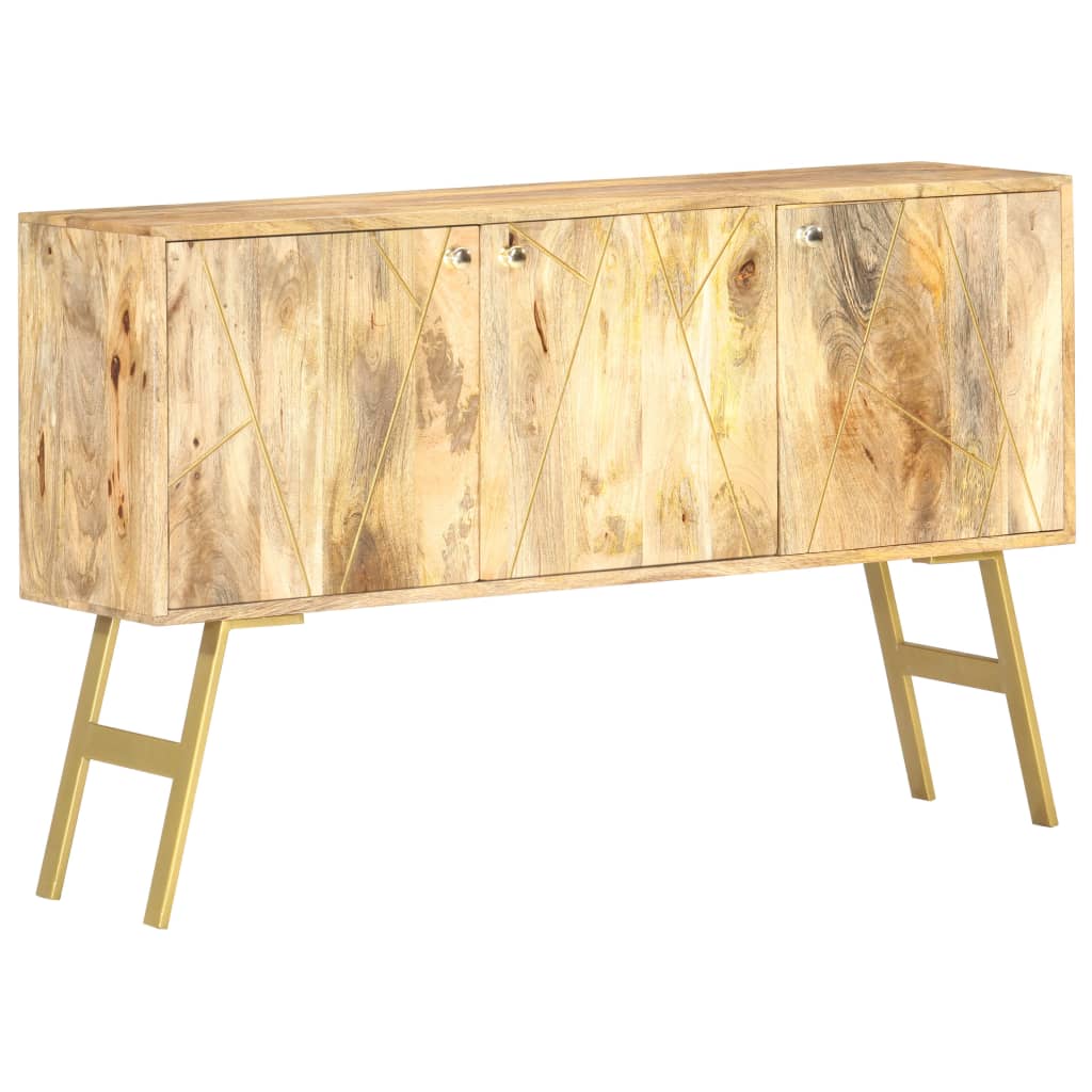 Credenza 118x30x75 cm Legno massello di mango