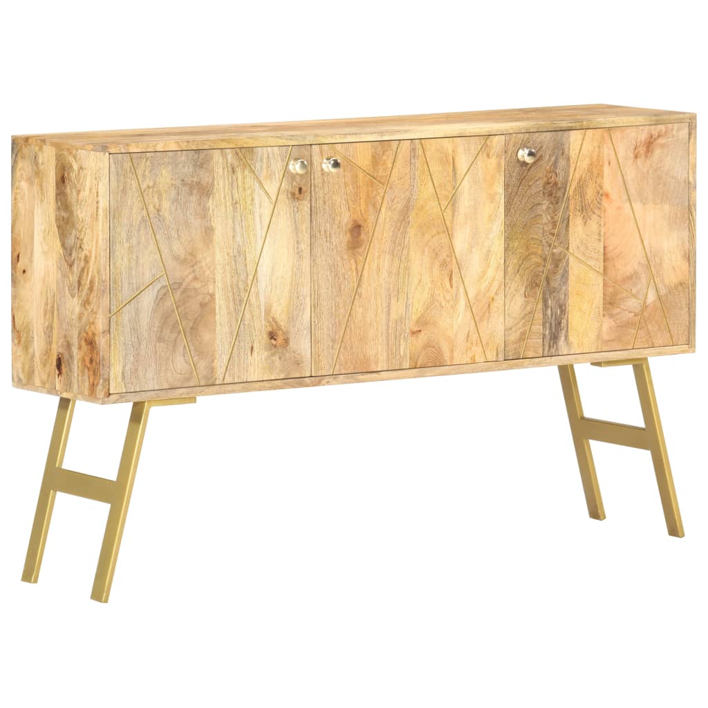 Credenza 118x30x75 cm Legno massello di mango