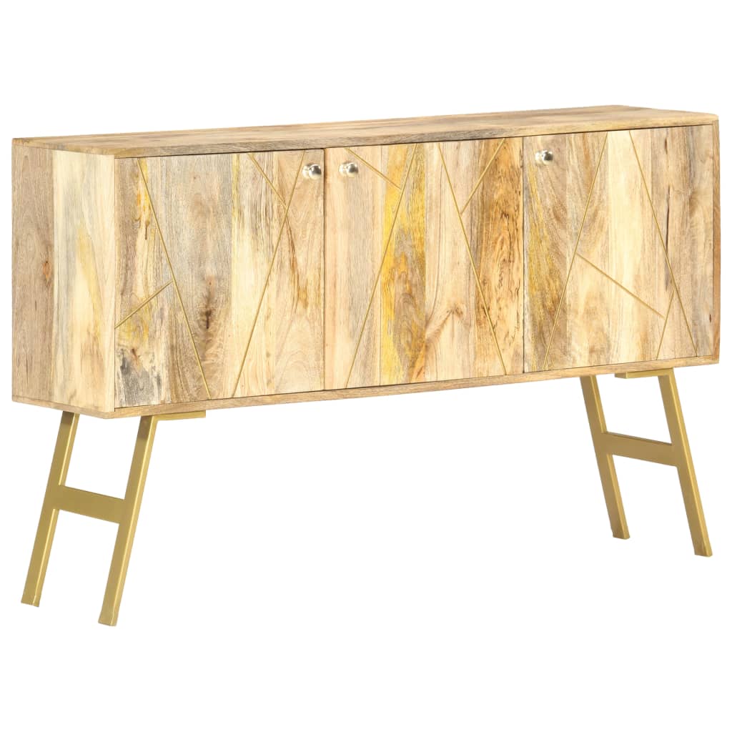 Credenza 118x30x75 cm Legno massello di mango