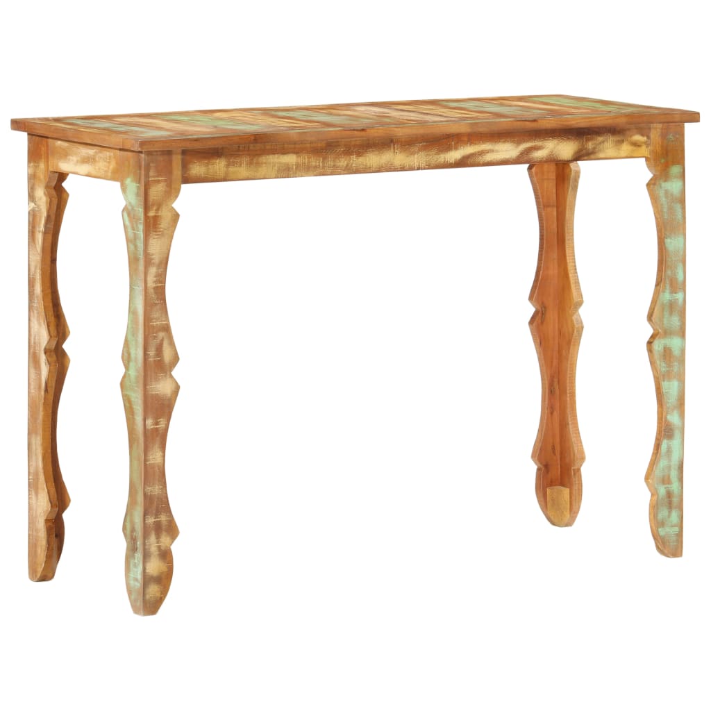 Console table 110x40x76 cm solid recovery wood
