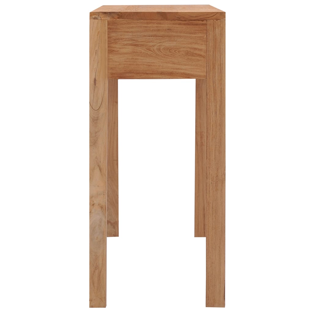 Consolle 110x35x75 cm in legno massello di teak