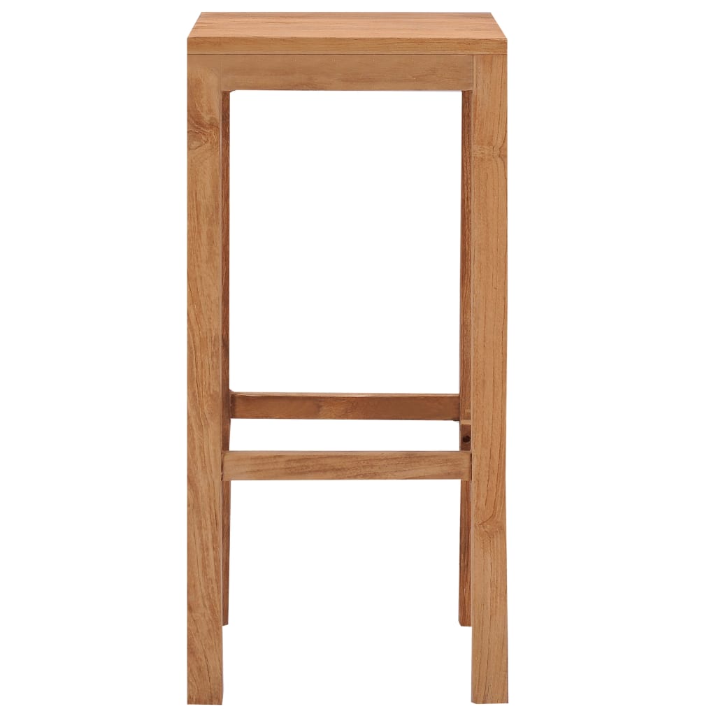 Solid teak 4 teak wood bar stools