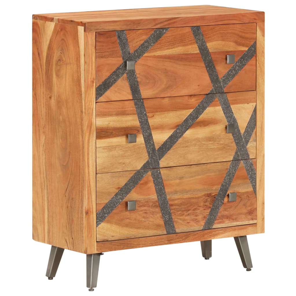 Buffet 60x30x75 cm Bois d'acacia massif