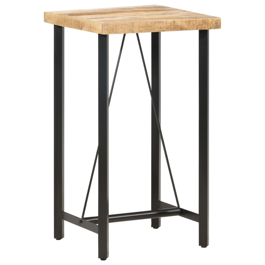Bar table 60x60x107 cm raw mango wood