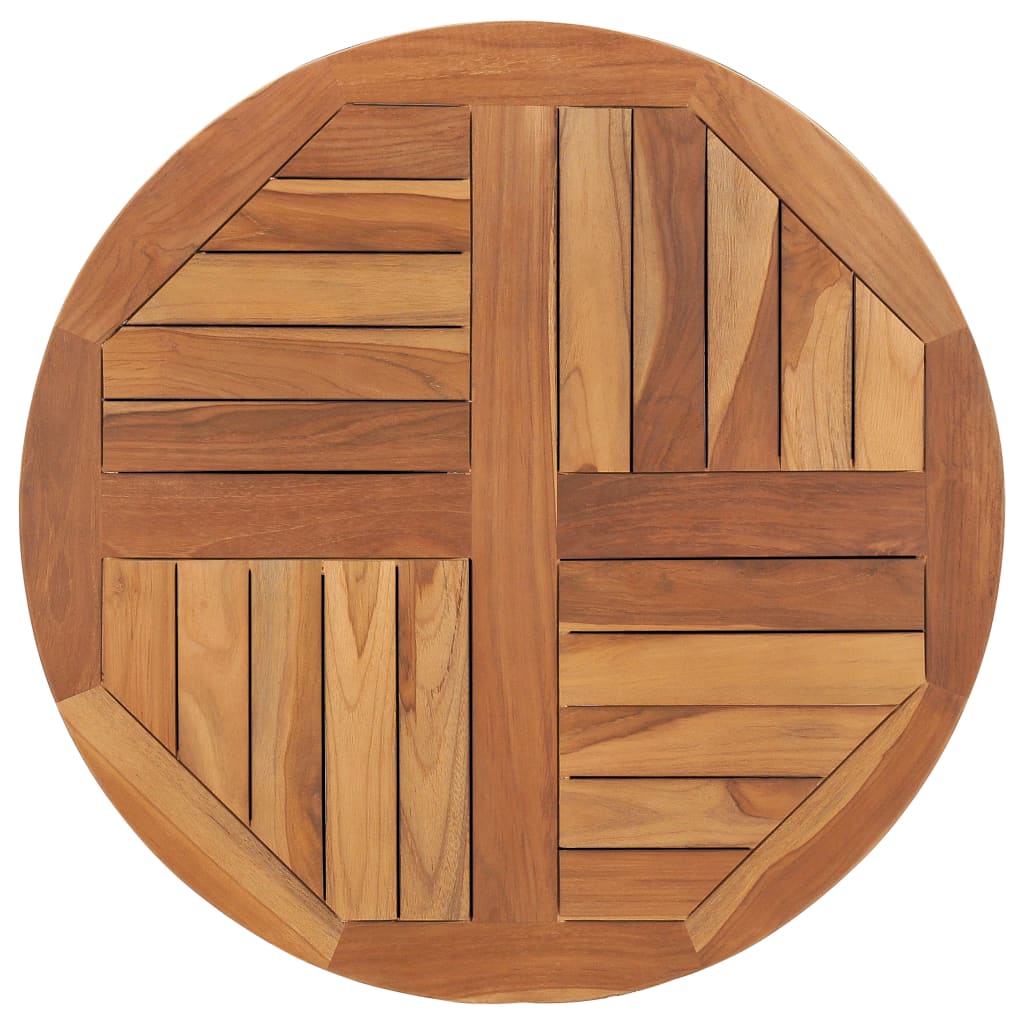 Fester runder massiver Holz Tabelle 2,5 cm 70 cm