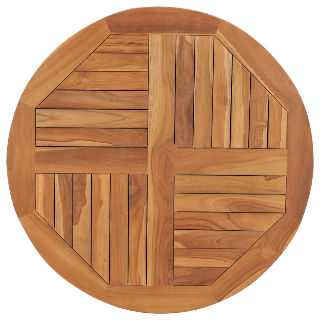 Fester runder massiver Holz Tabelle 2,5 cm 80 cm