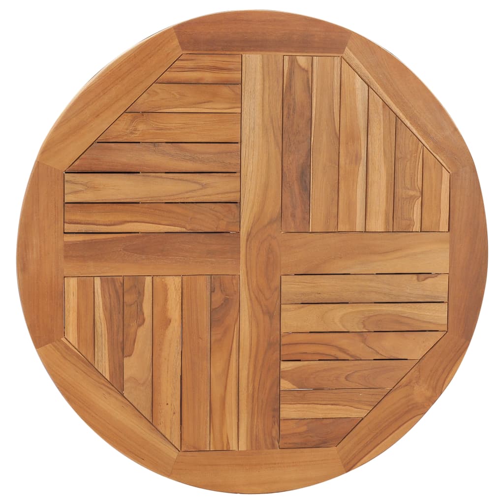 Fester runder massiver Holz Tabelle 2,5 cm 80 cm