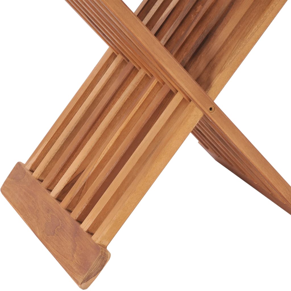 Foldable stool 40x32x45 cm Solid teak wood