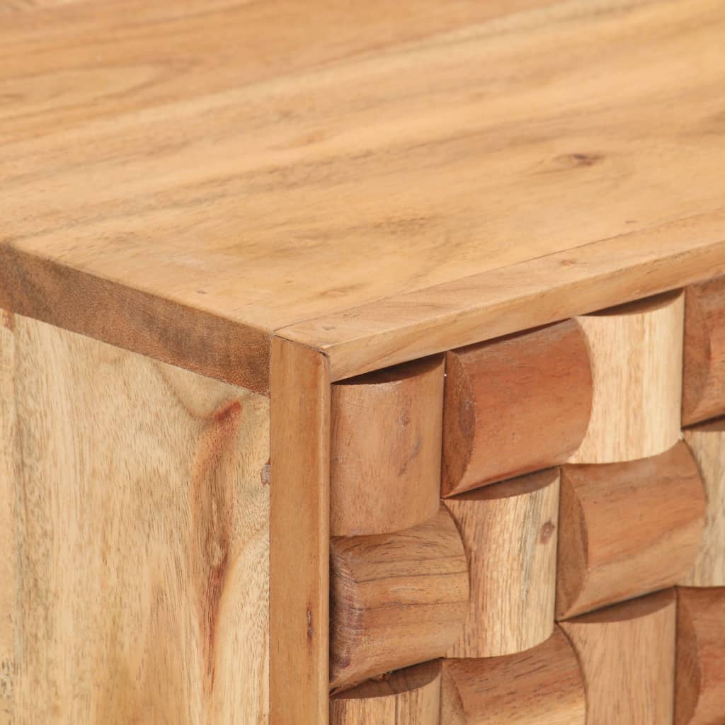 Buffet 75x35x65 cm Solid acacia wood