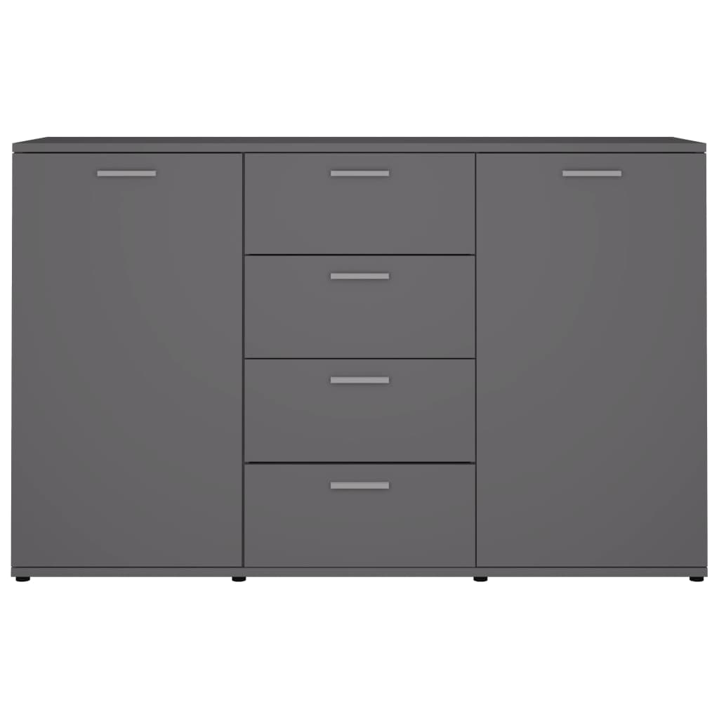 Gray buffet 120x35.5x75 cm agglomerated