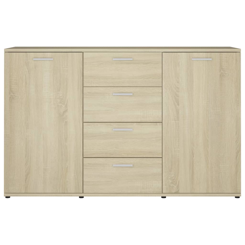 Sonoma oak buffet 120x35.5x75 cm agglomerated