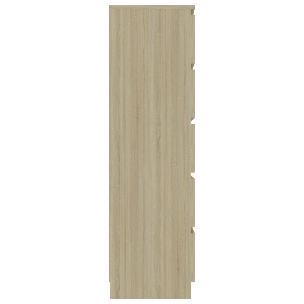 Sonoma Oak Drawet 60x35x121 cm agglomeriert