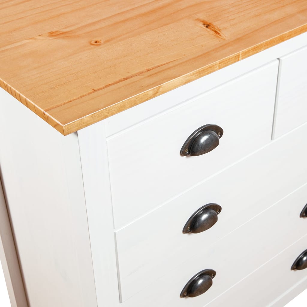 White hill buffet 79x40x80 cm solid pine wood