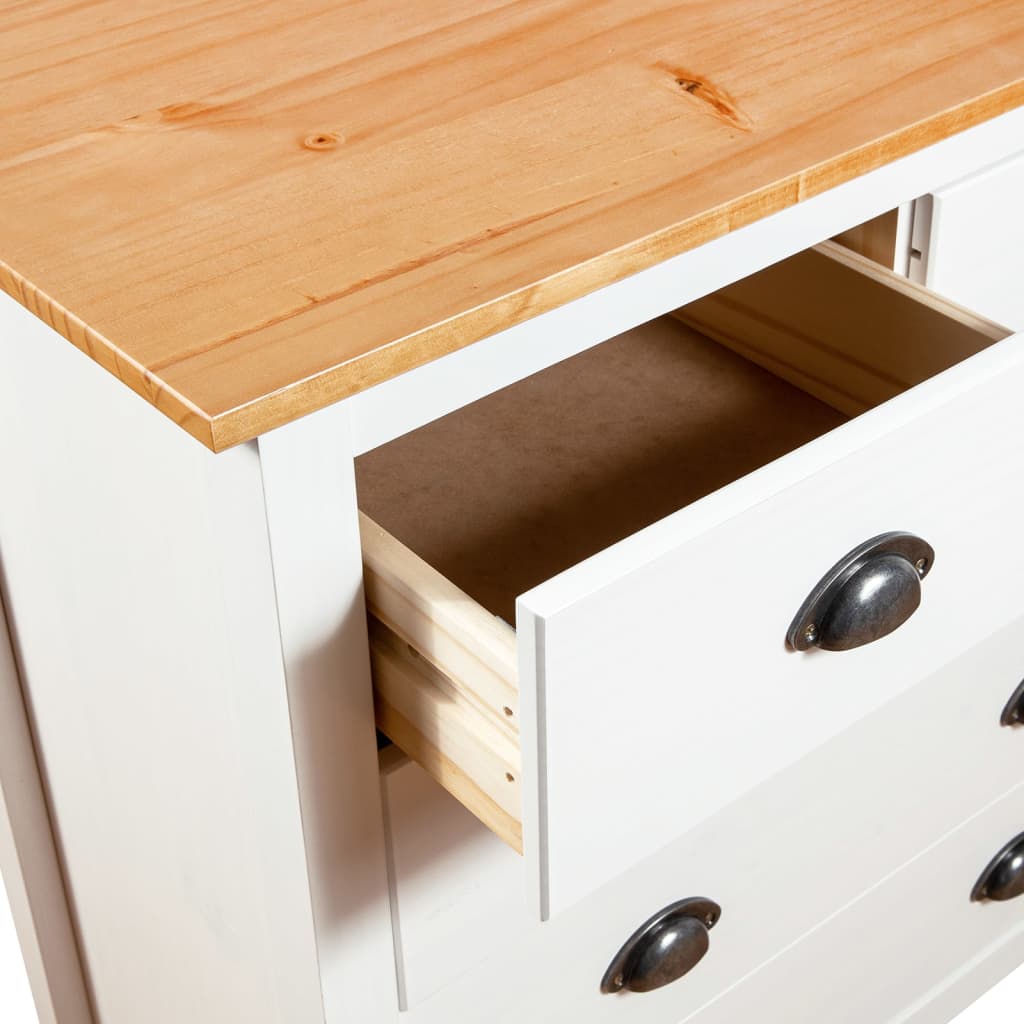 White hill buffet 79x40x80 cm solid pine wood