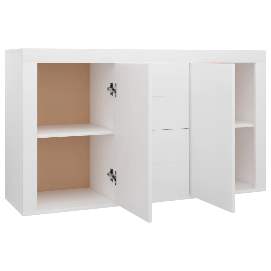 Credenza bianca 120x36x69 cm in truciolato