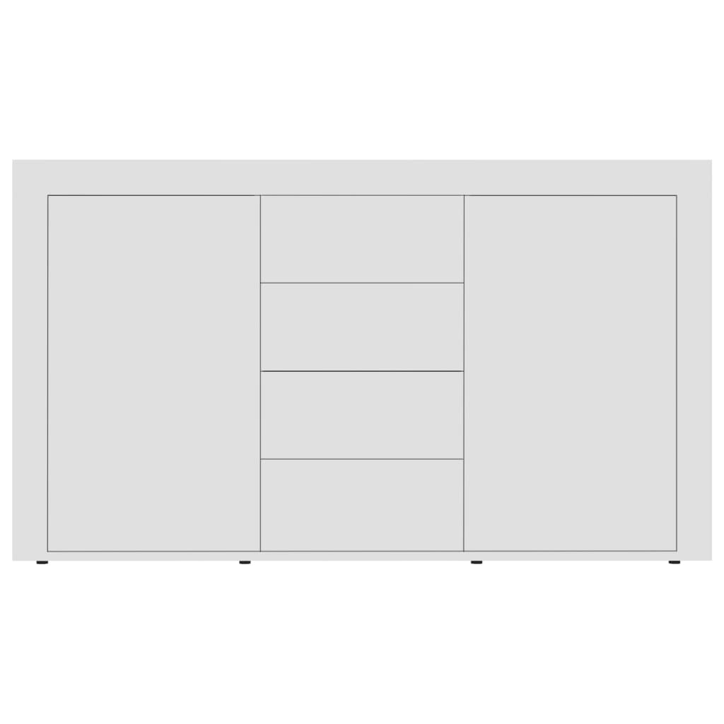 Credenza bianca 120x36x69 cm in truciolato