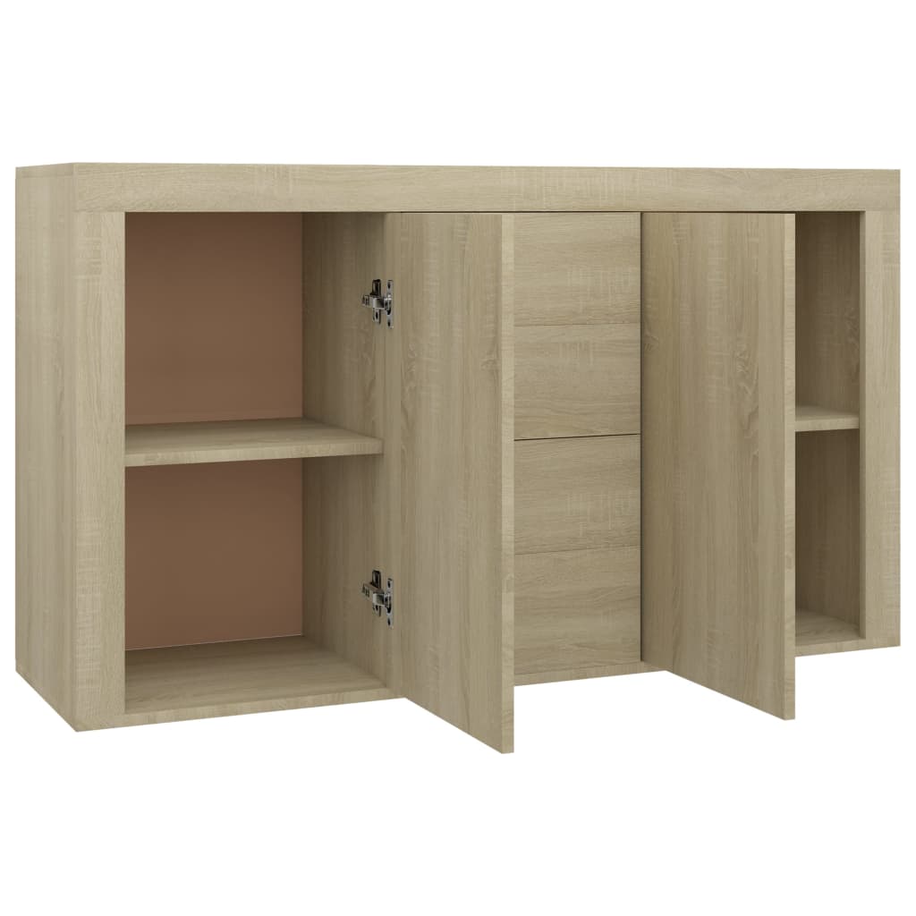 Credenza Rovere Sonoma 120x36x69 cm Truciolare