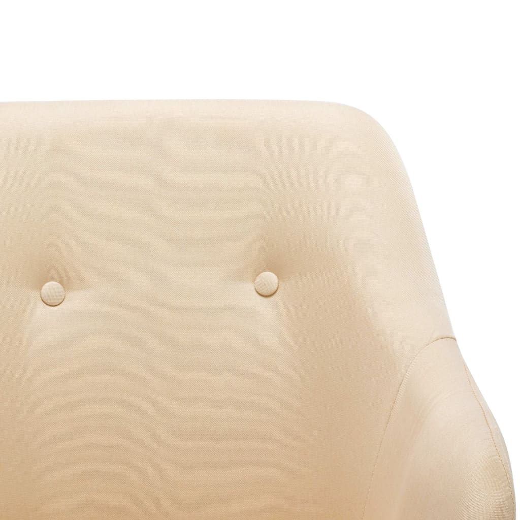 Fabric cream chair