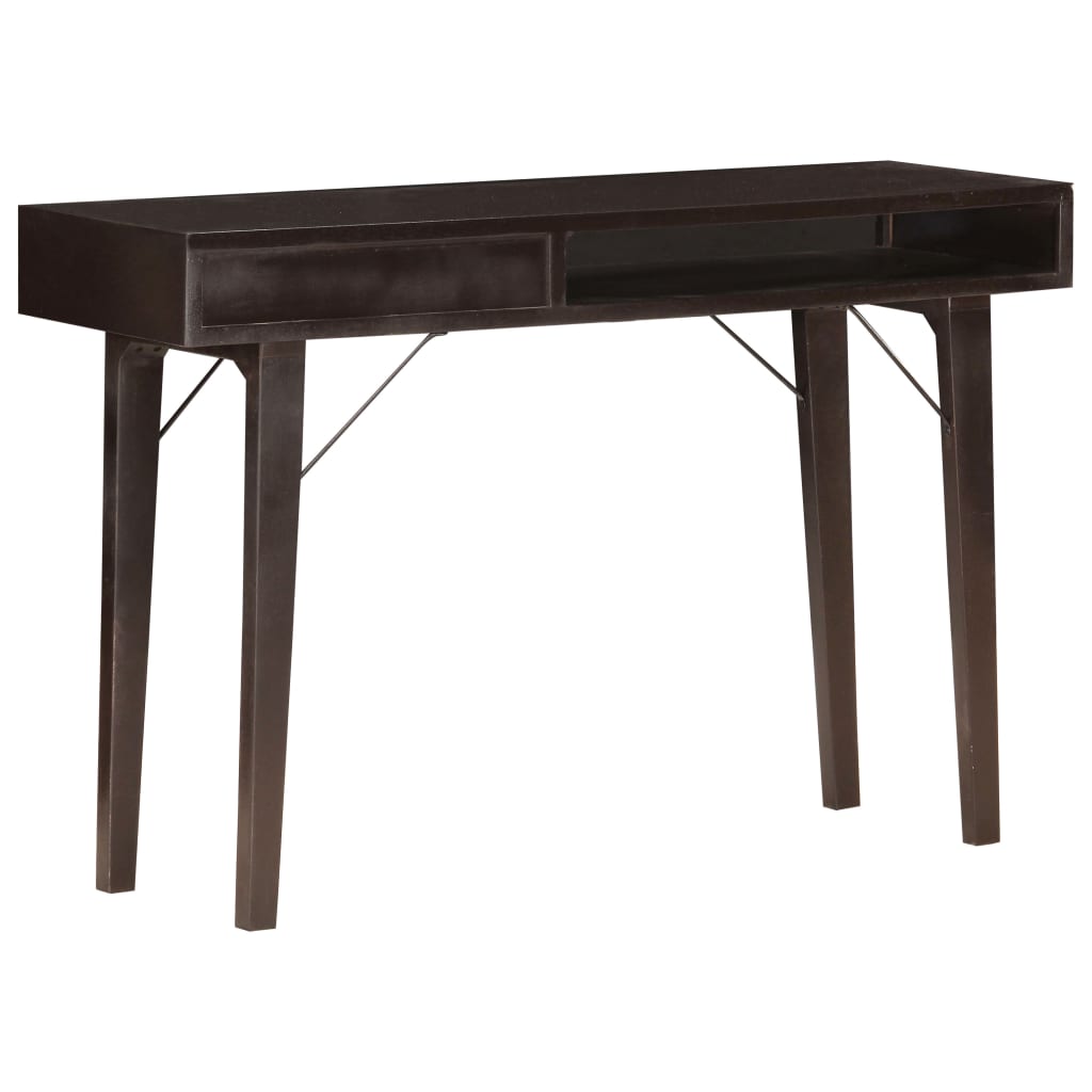 Console table 118x35x76 cm solid recovery wood