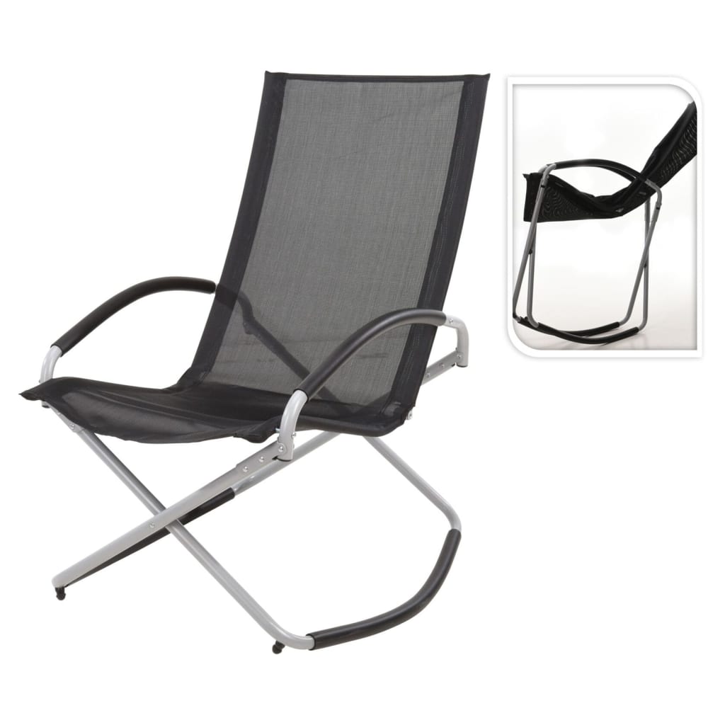 Progarden Black Foldable Running Chair