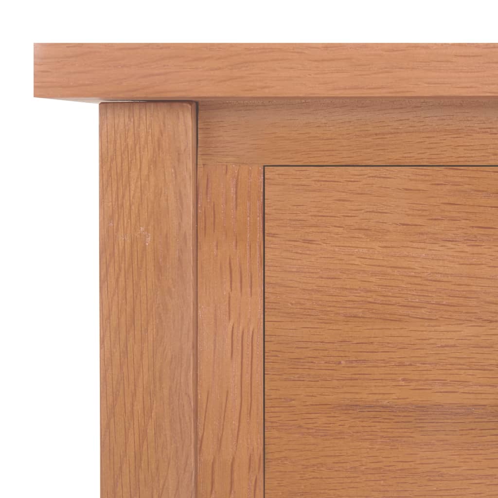 Review table with 35x27x55 cm Drawer Solid Oak Wood