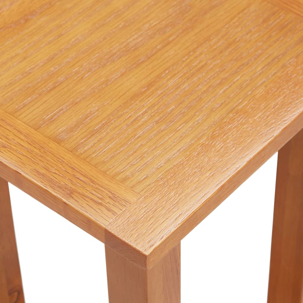 Appoint table 27x24x55 cm Solid oak wood