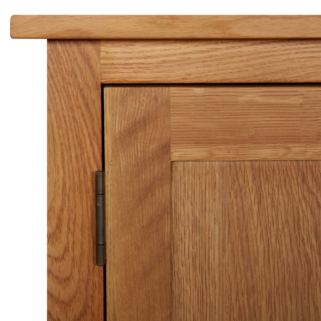 Wardrobe 70x35x75 cm solid oak wood