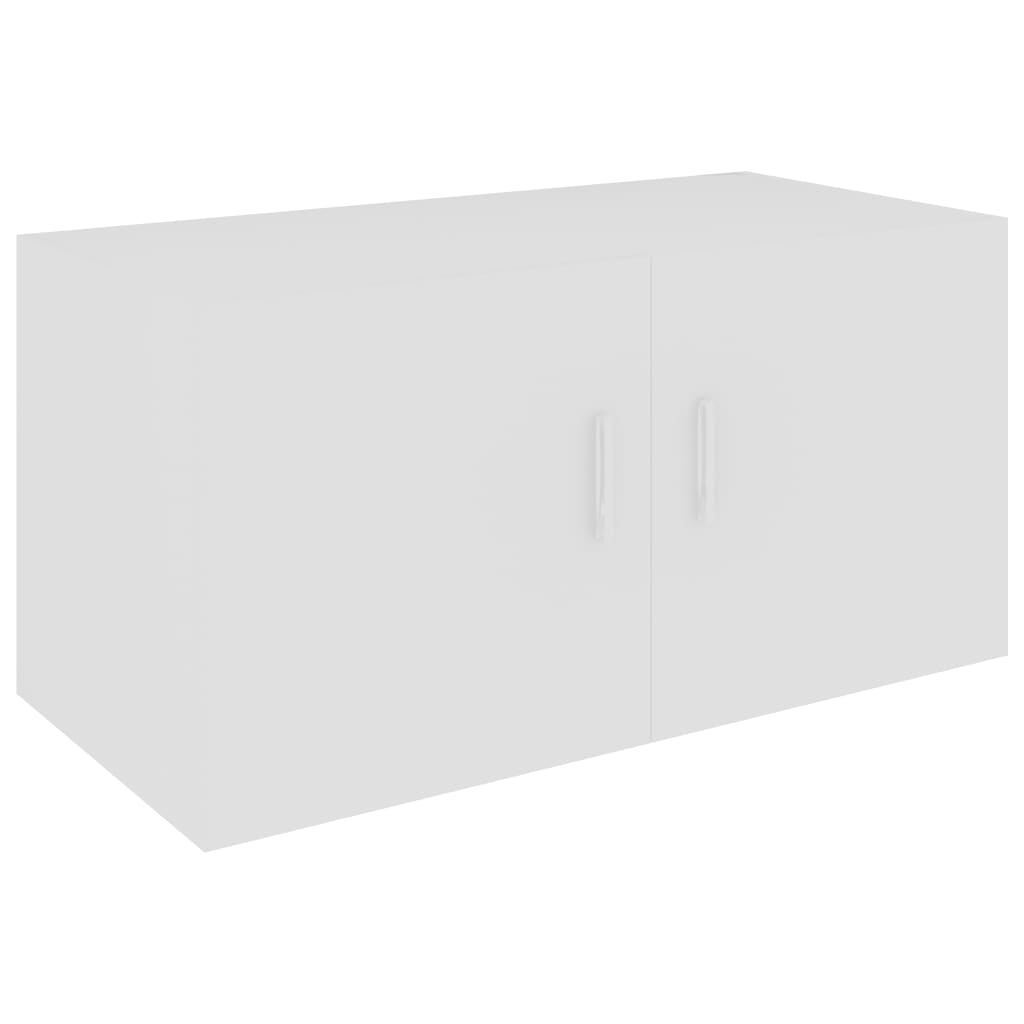Weißer Wandschrank 80x39x40 cm agglomeriert