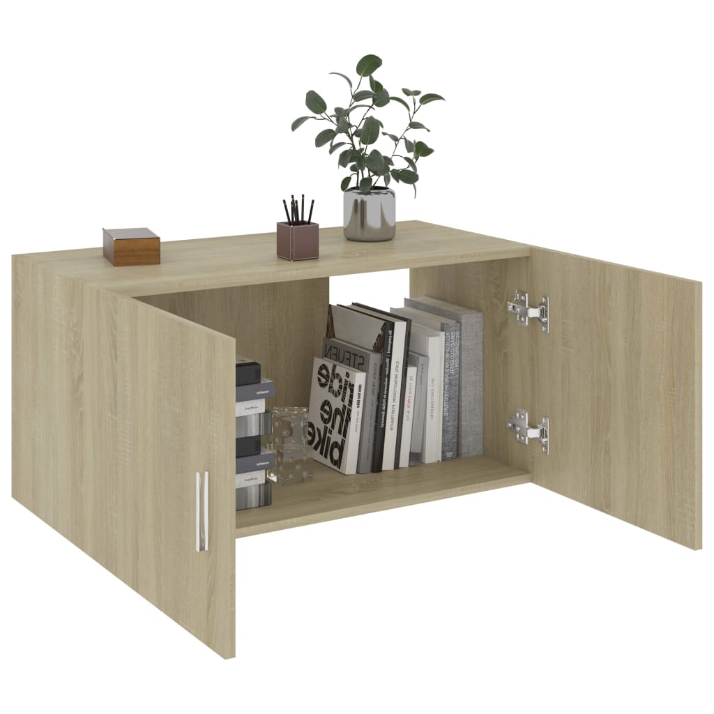 Sonoma oak wall cabinet 80x39x40 cm agglomerated