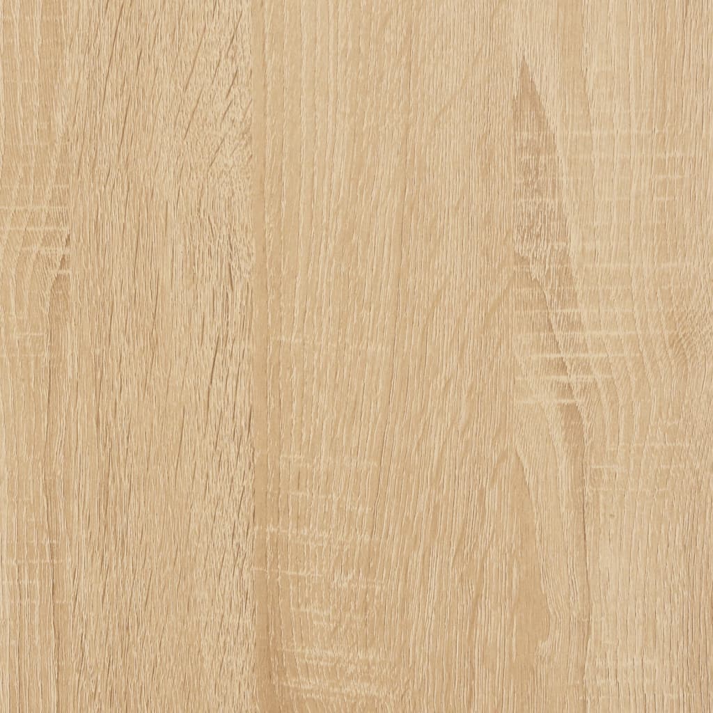 Sonoma oak wall shelf 90x16x78 cm agglomerated
