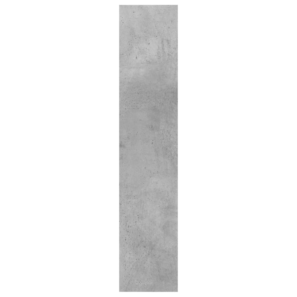 Mensola a muro Grigio cemento 90x16x78 cm Truciolato
