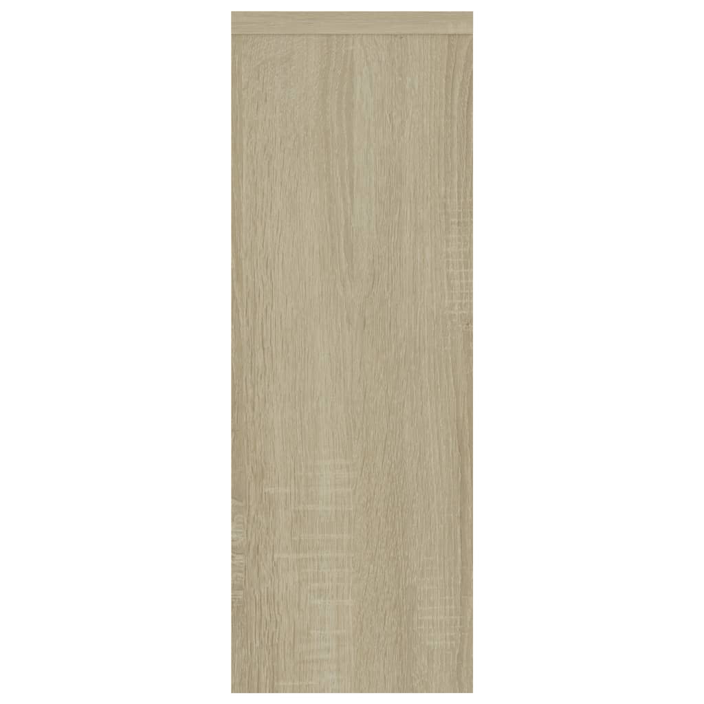 Mensola a muro Bianco e rovere Sonoma 45,1x16x45,1 cm Truciolare