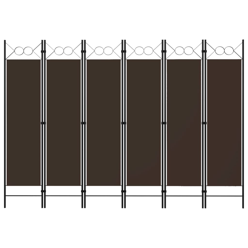 Separation partition 6 brown panels 240x180 cm