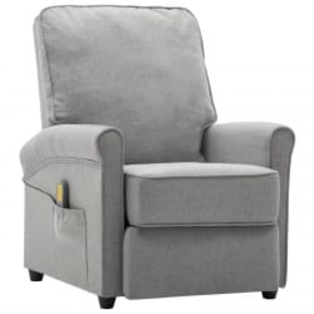 Light gray massage chair fabric