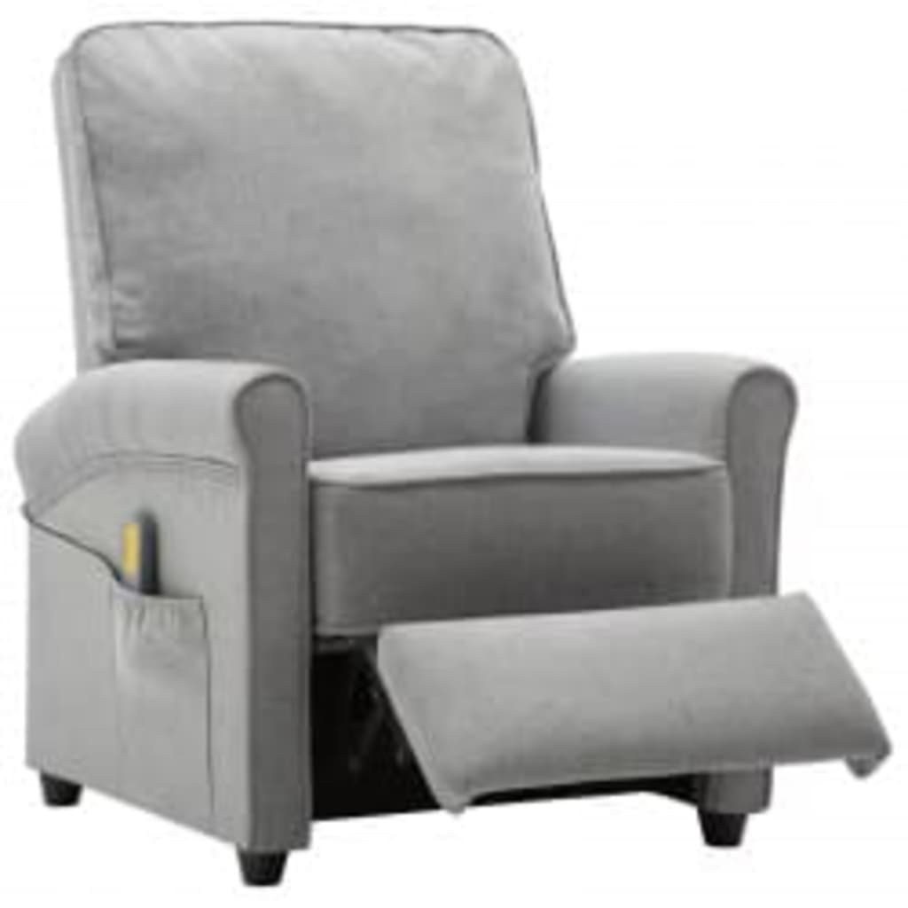 Light gray massage chair fabric