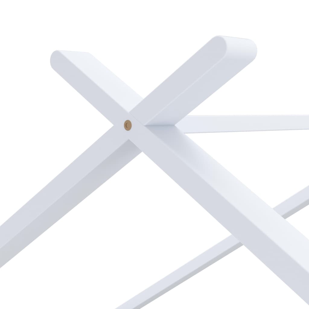 Struttura letto per bambini Bianco Legno di pino massiccio 90x200 cm
