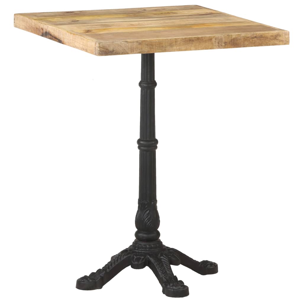 Bistro Tabelle 60x60x77 cm Brutto Mango Holz