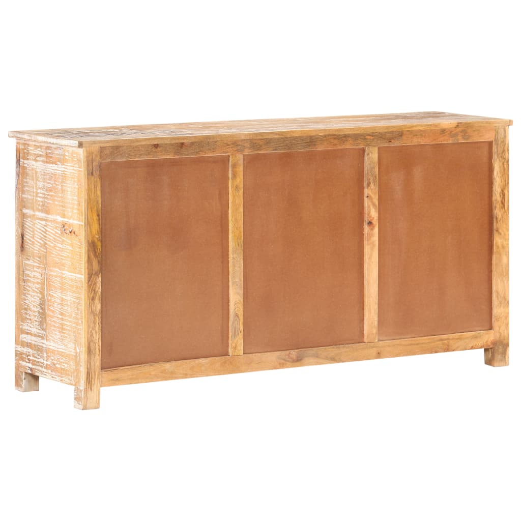 Credenza 151x40x75 cm Legno di acacia grezzo