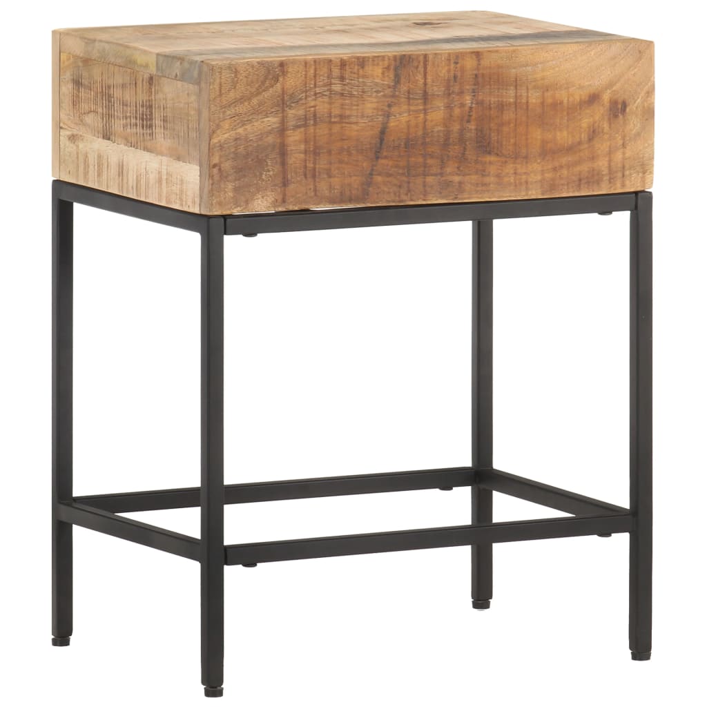 Appoint table 40x30x50 cm Solid Mangourian wood wood